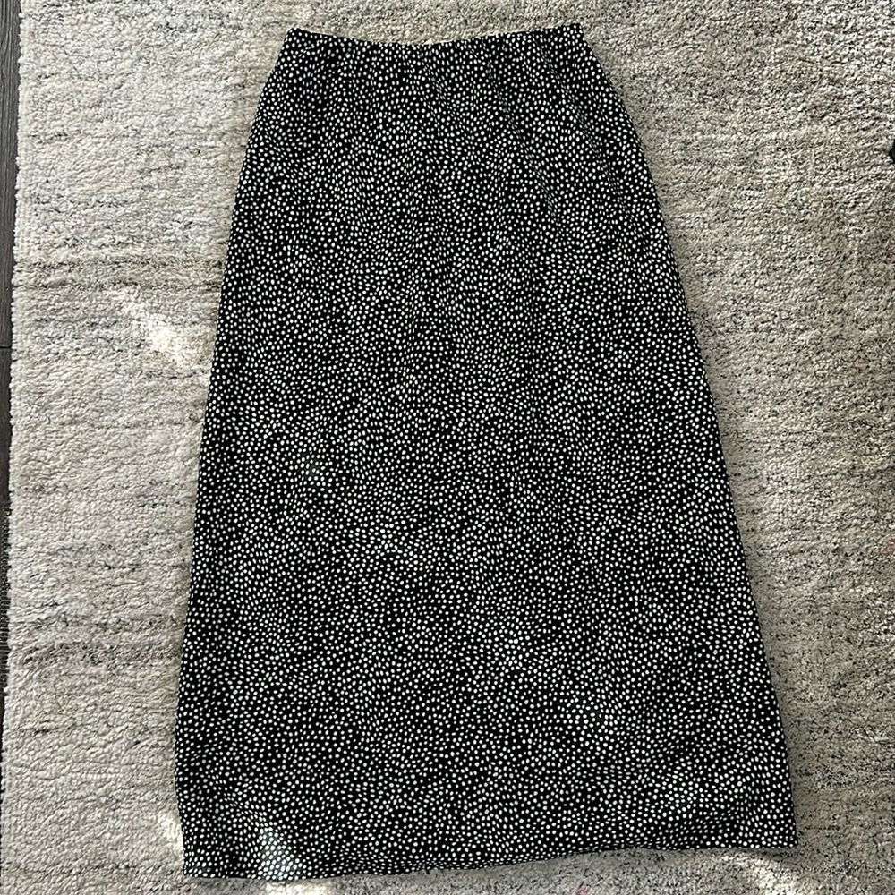 Black and white skirt